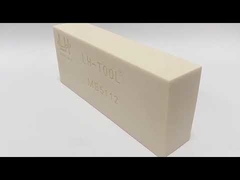 Tablero de resina de poliuretano color beige, densidad 1.0, dureza 75-78D